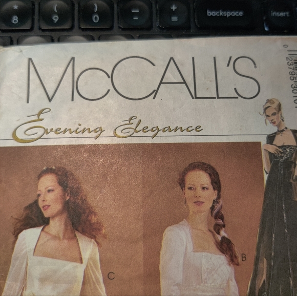 🗺 McCall's Evening Elegance Pattern 3010 Bridal, Formal Dancer, Costume Dresses - Picture 10 of 10